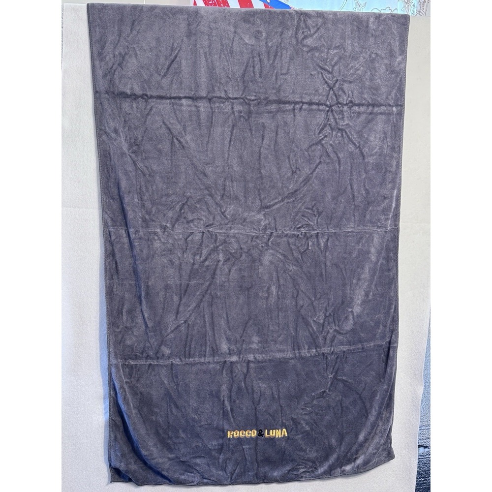 Dog Blanket Dry Towel Bedding Sheet XXL 46" x 29" Ash thin Microfiber